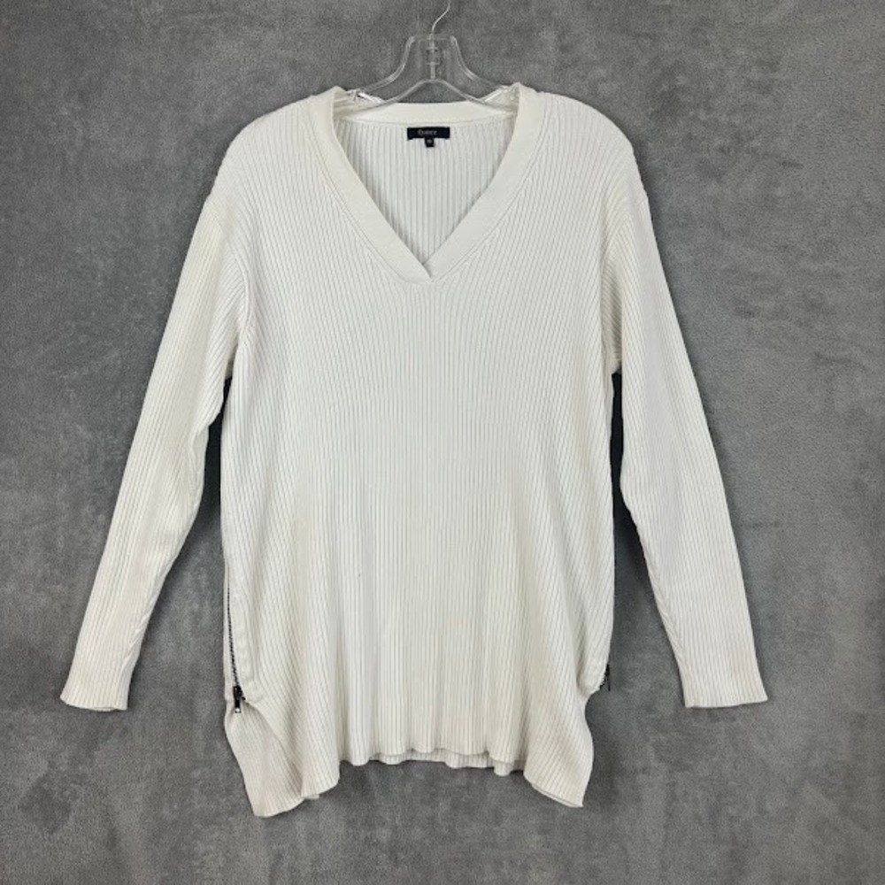Quince 100% Organic Cotton Fisherman Maternity & Nursing Sweater Womens M